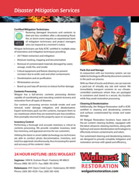 WR Disaster Mitigation Sheet