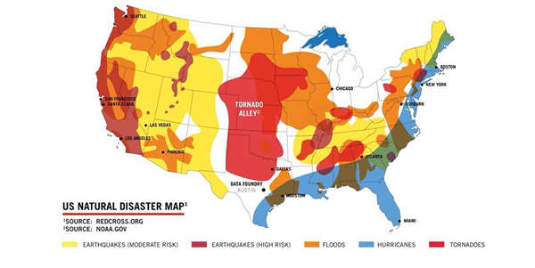 Michigan Disaster Map The Primary Natural Disasters Threatening Michigan Structures